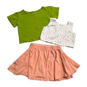 June & January toddler girl 3 piece outfit bundle 2T